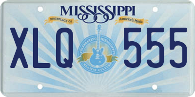 MS license plate XLQ555