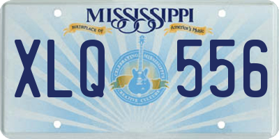 MS license plate XLQ556