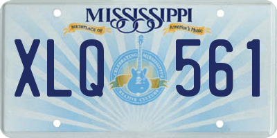 MS license plate XLQ561