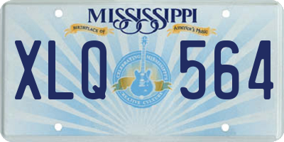 MS license plate XLQ564