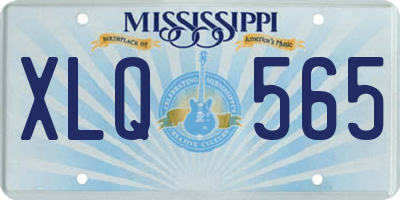MS license plate XLQ565