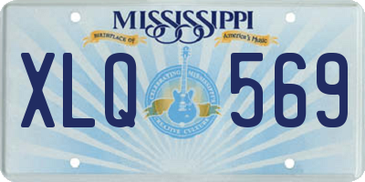 MS license plate XLQ569