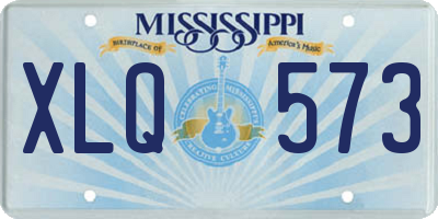 MS license plate XLQ573