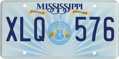 MS license plate XLQ576