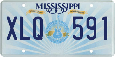MS license plate XLQ591