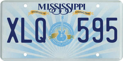MS license plate XLQ595