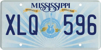 MS license plate XLQ596