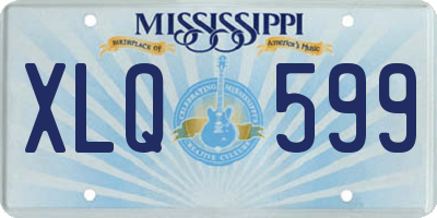 MS license plate XLQ599