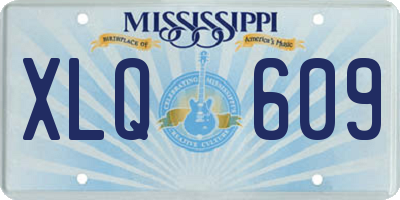 MS license plate XLQ609