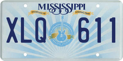 MS license plate XLQ611
