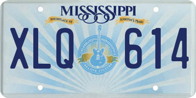 MS license plate XLQ614