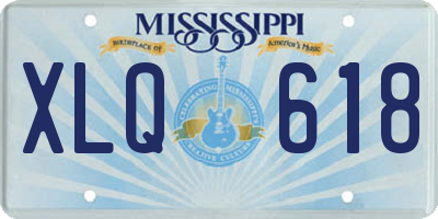 MS license plate XLQ618