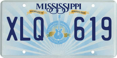 MS license plate XLQ619
