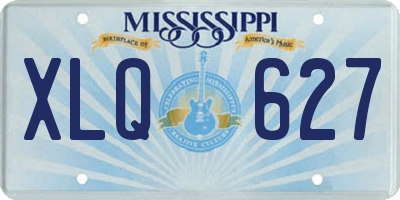 MS license plate XLQ627