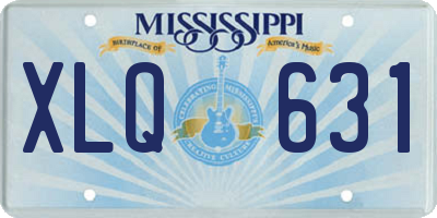 MS license plate XLQ631