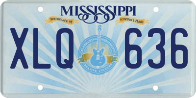 MS license plate XLQ636