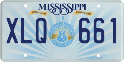 MS license plate XLQ661