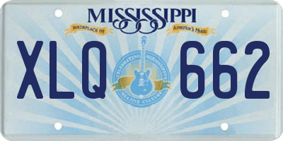 MS license plate XLQ662