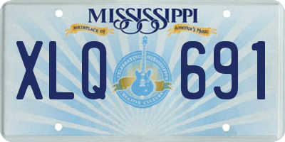 MS license plate XLQ691