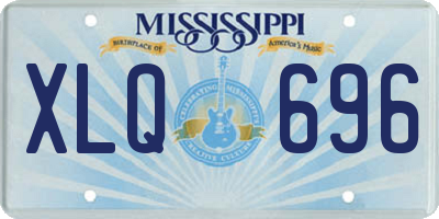 MS license plate XLQ696