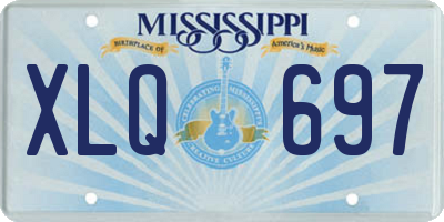 MS license plate XLQ697