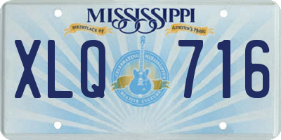MS license plate XLQ716
