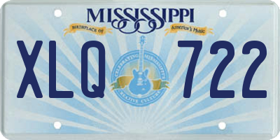 MS license plate XLQ722
