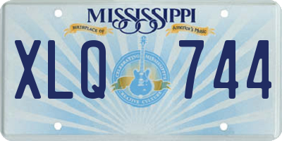 MS license plate XLQ744