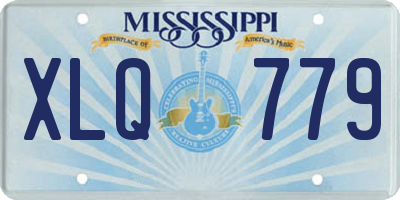 MS license plate XLQ779