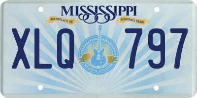 MS license plate XLQ797