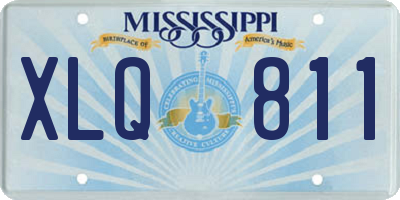 MS license plate XLQ811