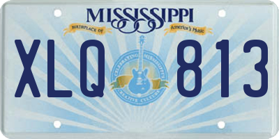 MS license plate XLQ813