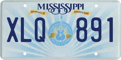 MS license plate XLQ891
