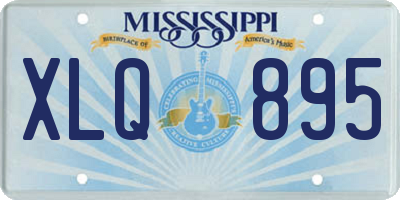 MS license plate XLQ895