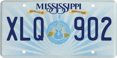 MS license plate XLQ902