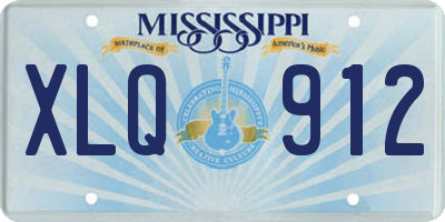 MS license plate XLQ912
