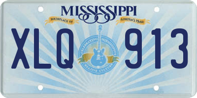 MS license plate XLQ913