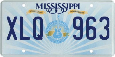 MS license plate XLQ963