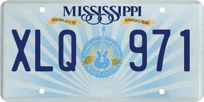 MS license plate XLQ971