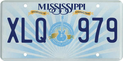 MS license plate XLQ979