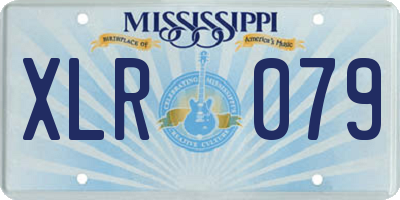 MS license plate XLR079