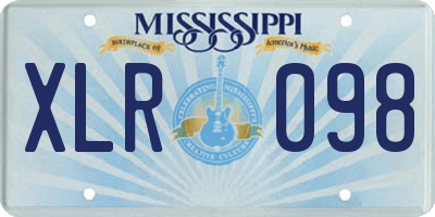 MS license plate XLR098