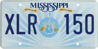 MS license plate XLR150