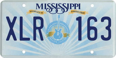 MS license plate XLR163