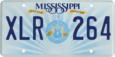 MS license plate XLR264