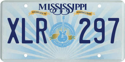 MS license plate XLR297