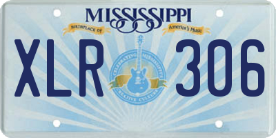 MS license plate XLR306