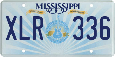 MS license plate XLR336
