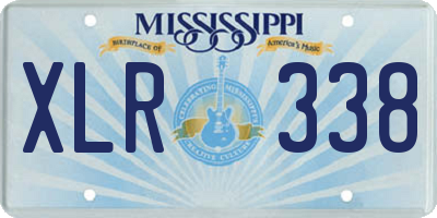 MS license plate XLR338