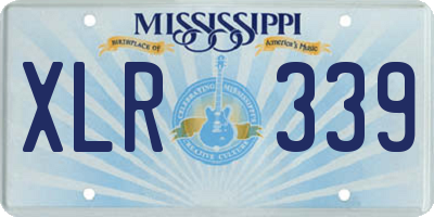 MS license plate XLR339
